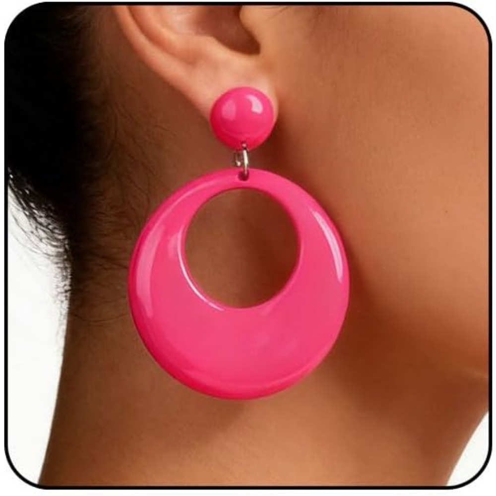 Women'S Accessories In The 60S - أقراط نسائية من الأكريليك بتصميم الستينيات