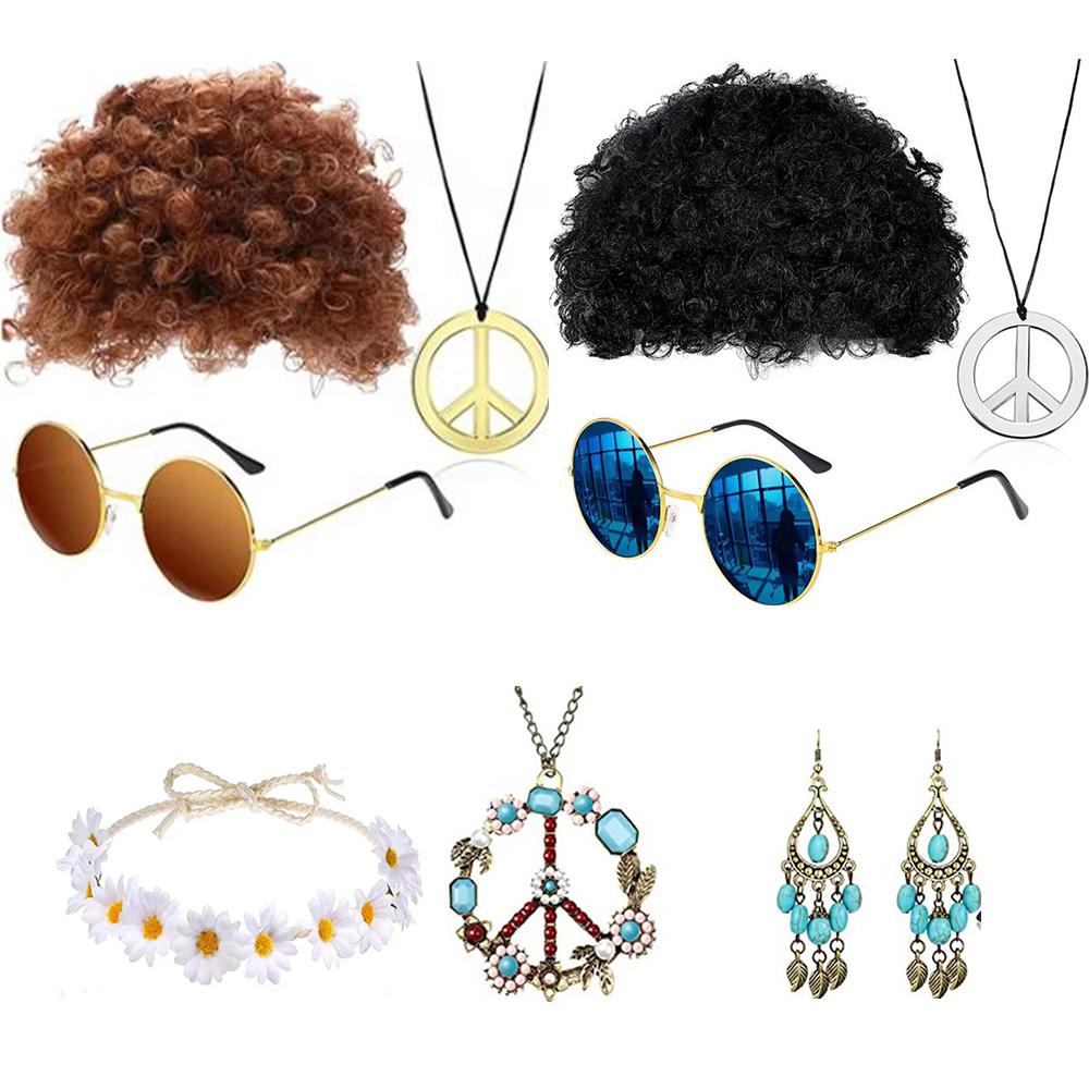 Women'S Accessories In The 60S - مجموعة إكسسوارات الهيبيين من السبعينيات تشمل