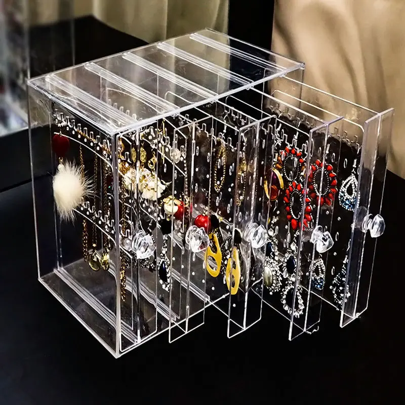 Women Accessories Drawer - درج بلاستيكي صندوق مجوهرات تخزين أقراط