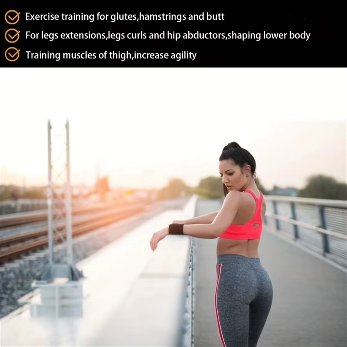 Women'S Exercise Accessories - حزام فخذ قابل للتعديل من ABPF،