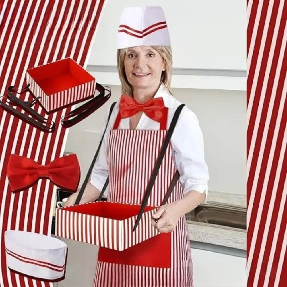 Women Kitchen Accessories - زي تنكري للكرنفالات والسيرك، مريلة نادل