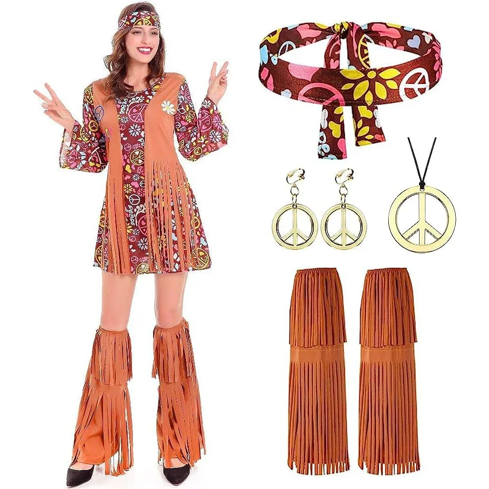 Women'S Accessories In The 60S - طقم ملابس تنكرية هيبي للرجال والنساء