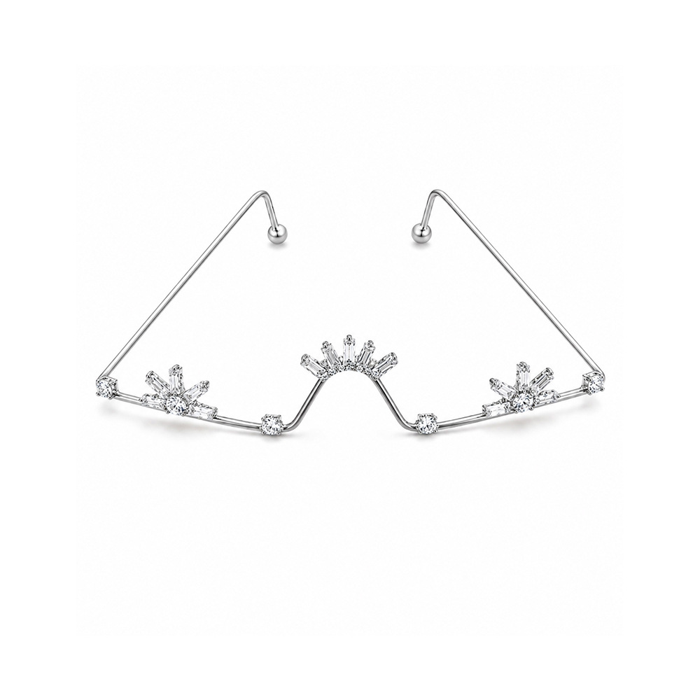 نظارات جديدة بدون إطار مزينة ب - مراجعة Women Accessories Chain وسعره
