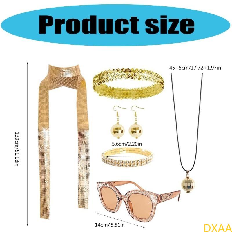 DXAA 60S 70S إكسسوارات ديسكو أ - مراجعة Women'S Accessories In The 60S وسعره