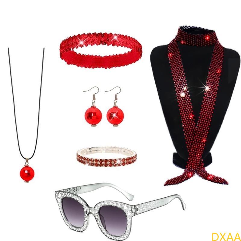 DXAA 60S 70S إكسسوارات ديسكو أ - مراجعة Women'S Accessories In The 60S وسعره