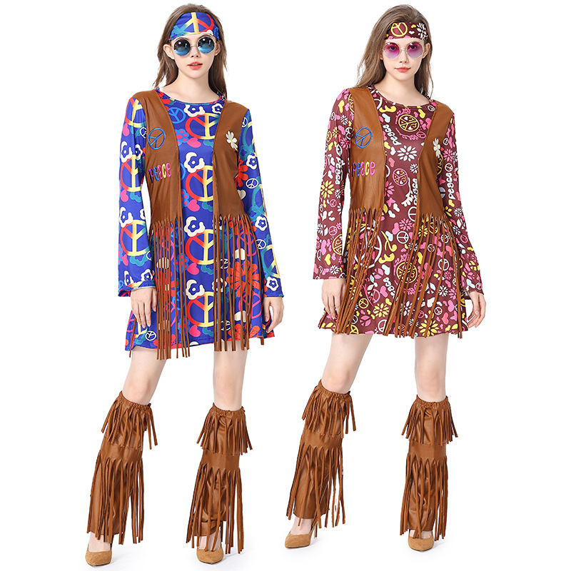 فستان ديسكو للهالوين 70s 60s م - مراجعة Women'S Accessories In The 60S وسعره