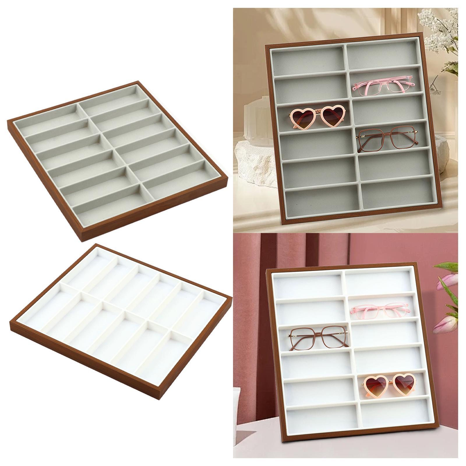 صندوق عرض النظارات بـ 12 فتحة، - مراجعة Women Accessories Drawer وسعره