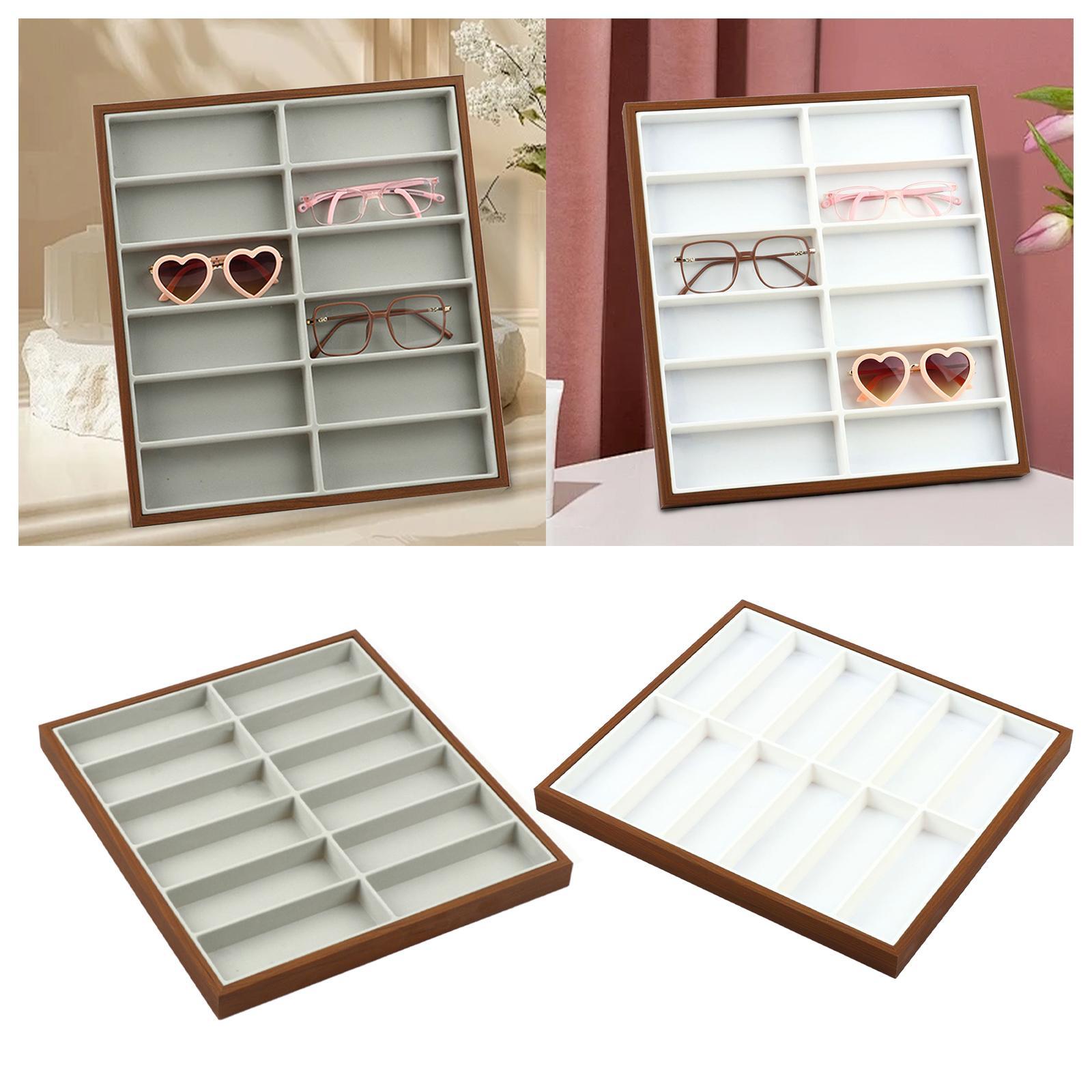 صندوق عرض النظارات بـ 12 فتحة، - مراجعة Women Accessories Drawer وسعره