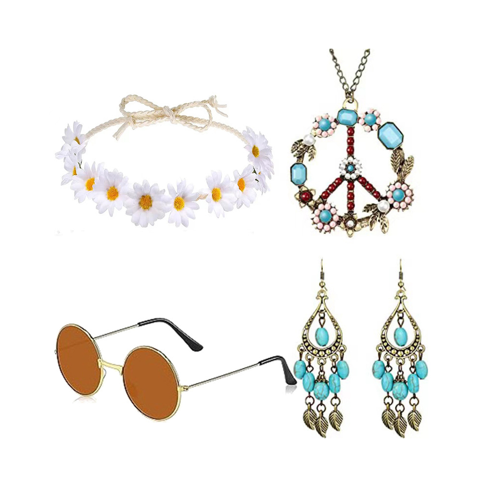 مجموعة إكسسوارات الهيبيين من ا - مراجعة Women'S Accessories In The 60S وسعره