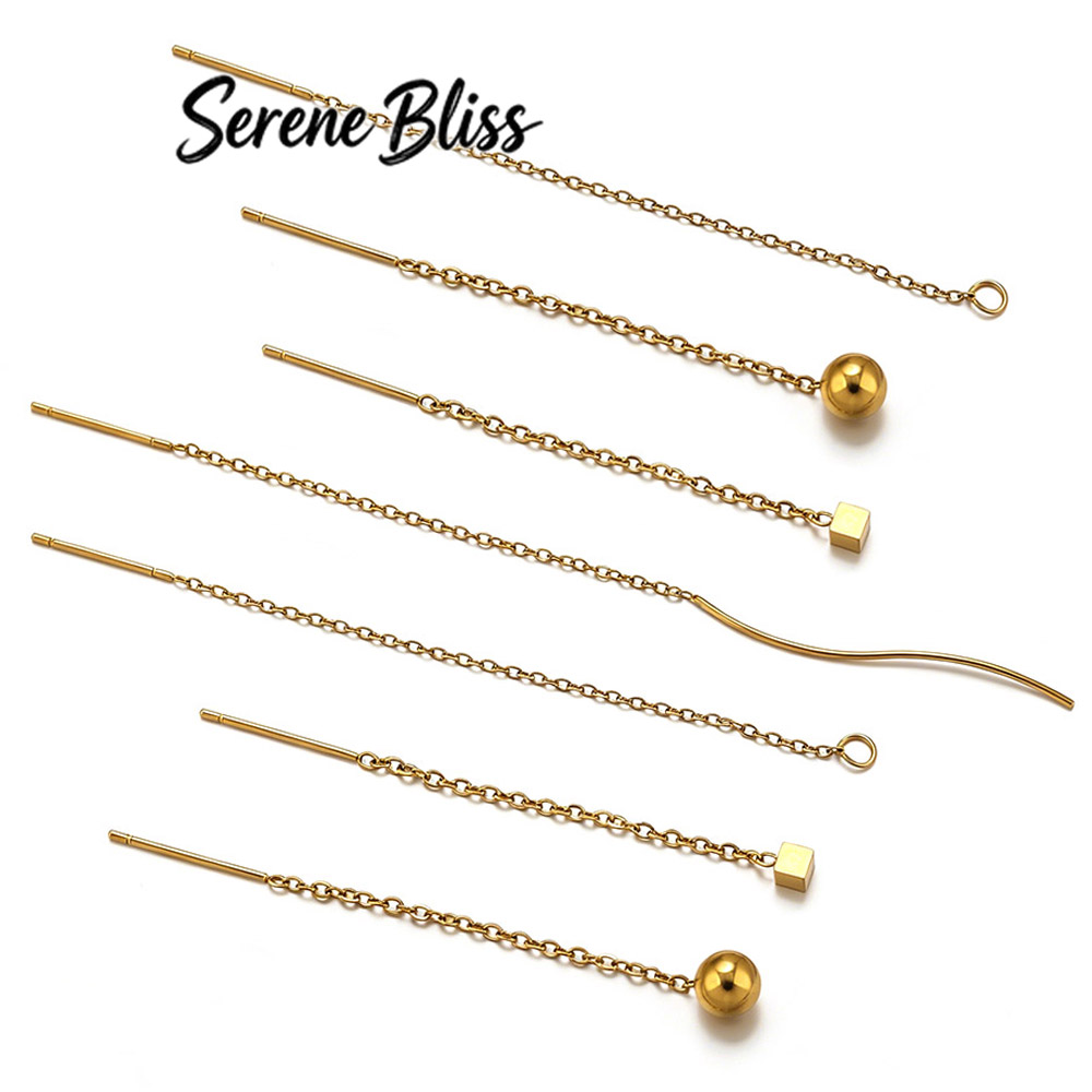 10 قطع أقراط طويلة من الفولاذ  - مراجعة Women Accessories Chain وسعره