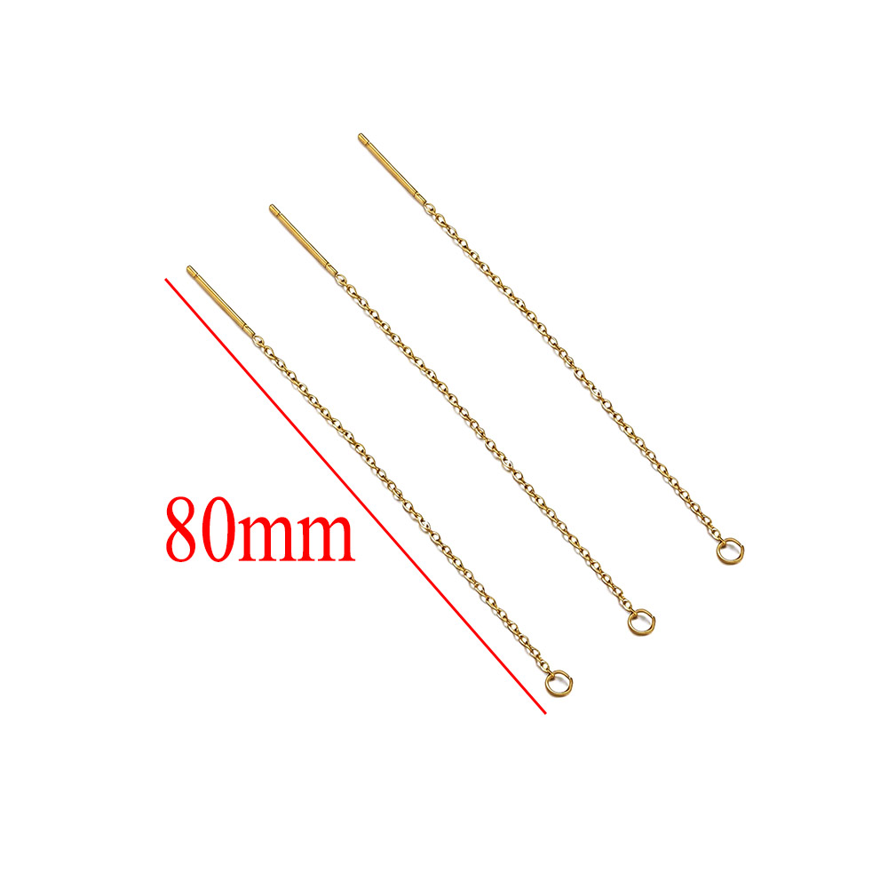 10 قطع أقراط طويلة من الفولاذ  - مراجعة Women Accessories Chain وسعره