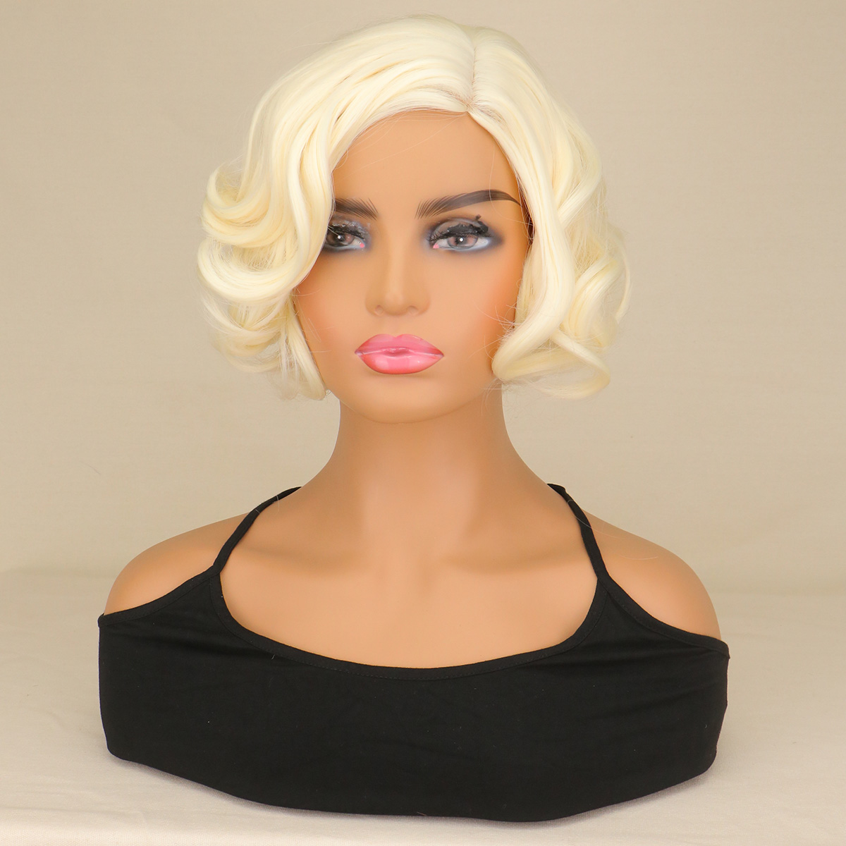 شعر مستعار صناعي قصير مجعد للن - مراجعة Women'S Accessories In The 60S وسعره