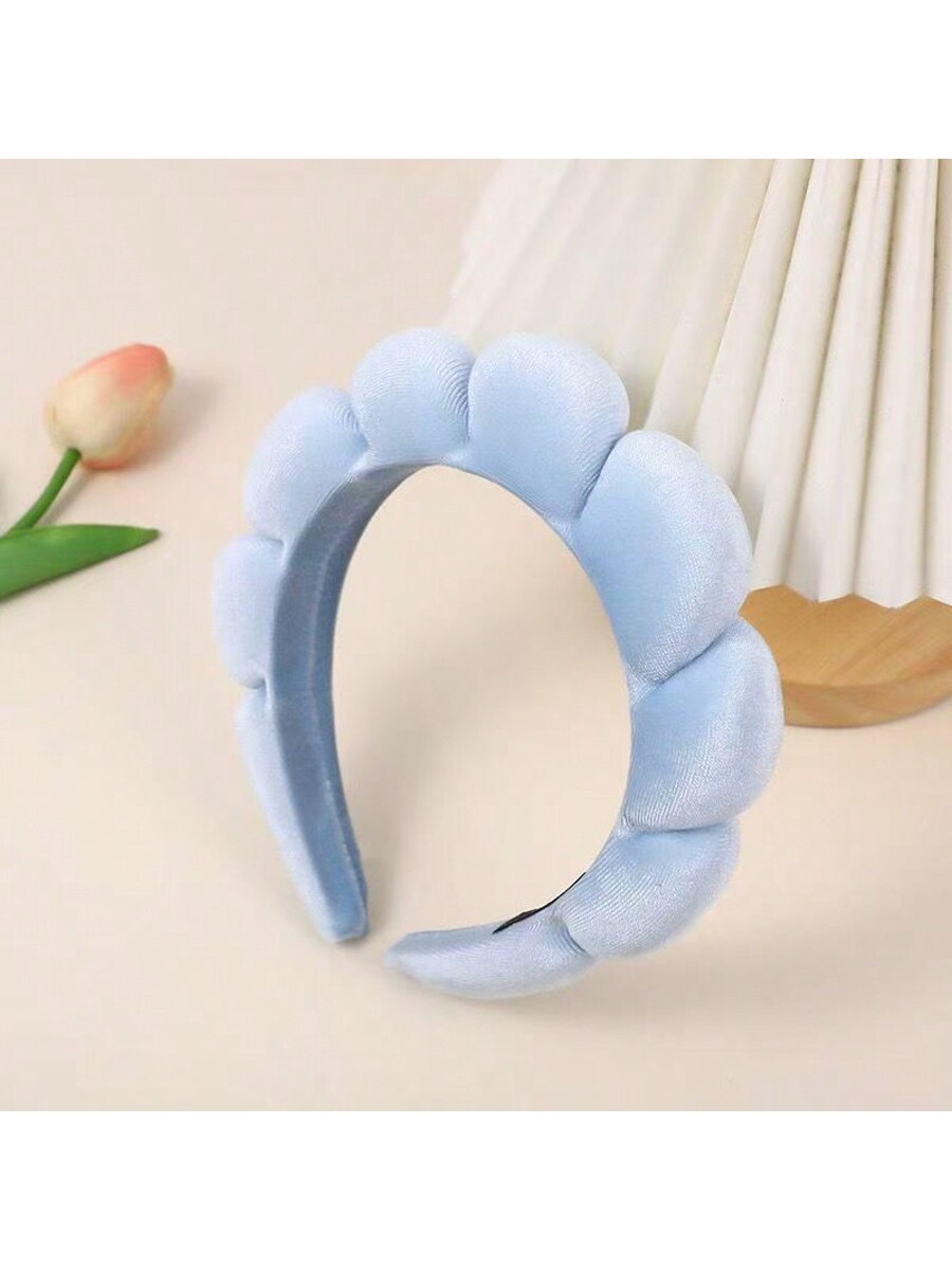 عصابة رأس مخملية على شكل سحابة - مراجعة Women'S Exercise Accessories وسعره