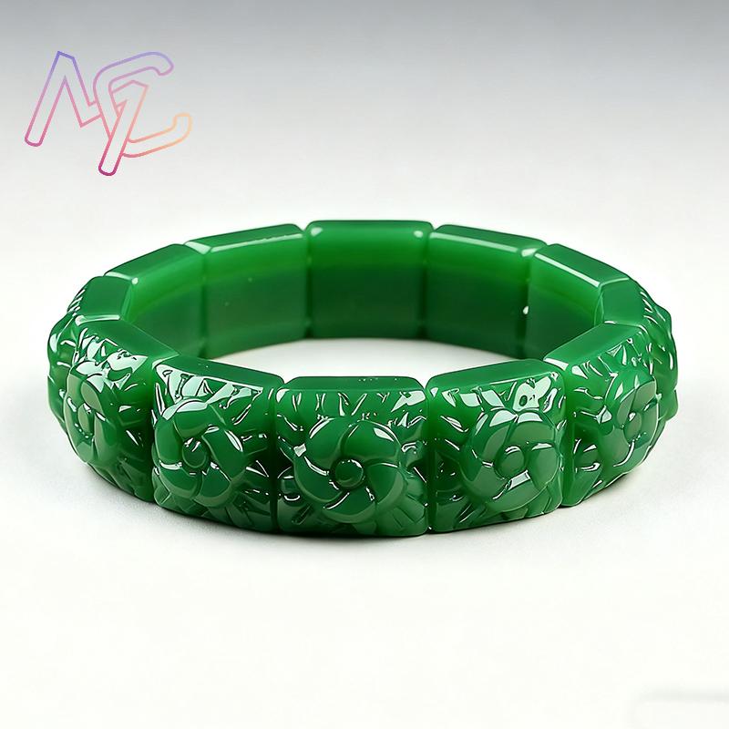 حقيقي اليشم زهرة سوار الإسورة  - مراجعة Women Accessories Products وسعره