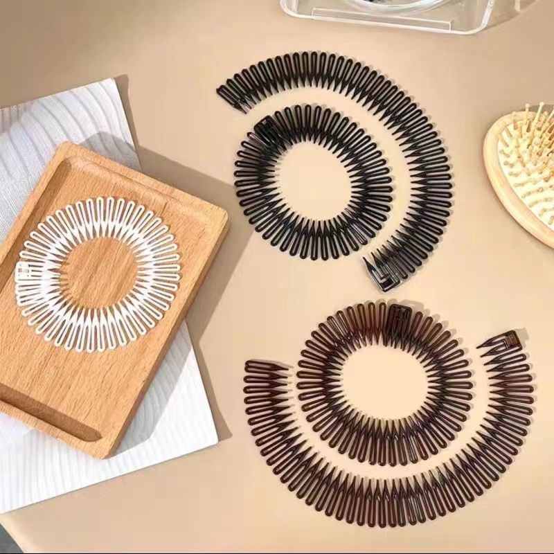 مشط مرن مطاطي بلاستيكي دائري ب - مراجعة Women Accessories Wholesale China وسعره