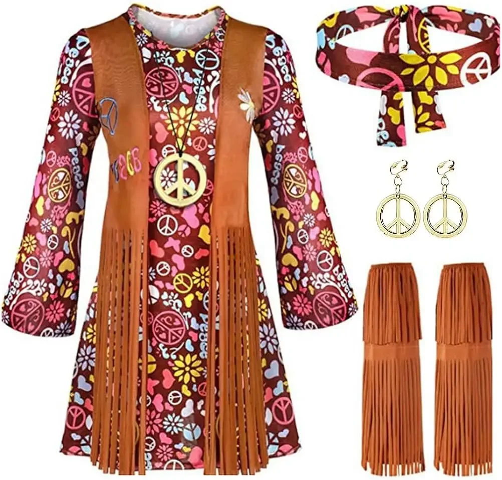 طقم ملابس تنكرية هيبي للرجال و - مراجعة Women'S Accessories In The 60S وسعره