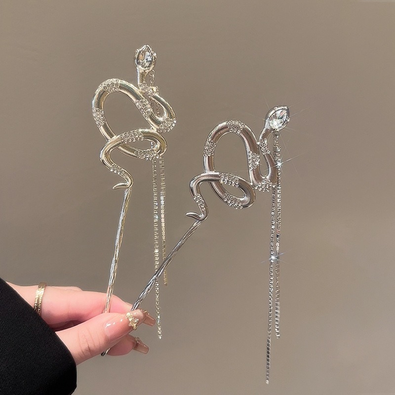 1 قطعة العصي الشعر ثعبان لهجة  - مراجعة Women Accessories Chain وسعره