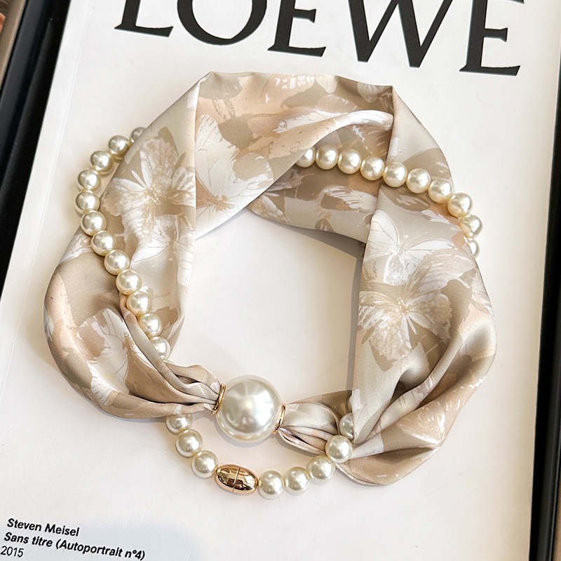 وشاح حريري رفيع بشريط صغير وقل - مراجعة Women Accessories Wholesale China وسعره